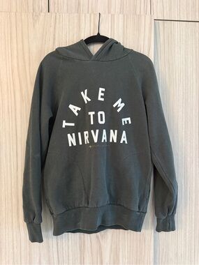 Spiritual Gangster Take Me To Nirvana Graphic Hoodie - Gray